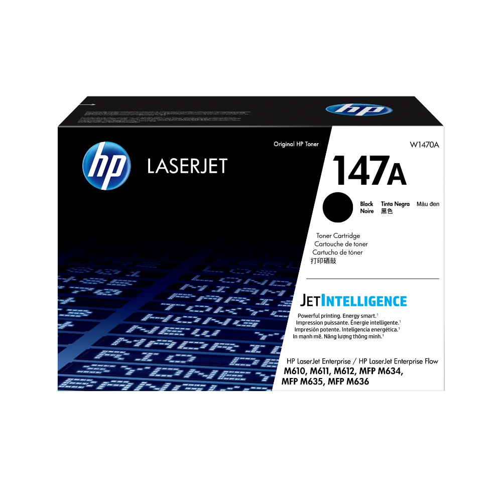 Tóner HP 147A Negro Original W1470A para HP LaserJet