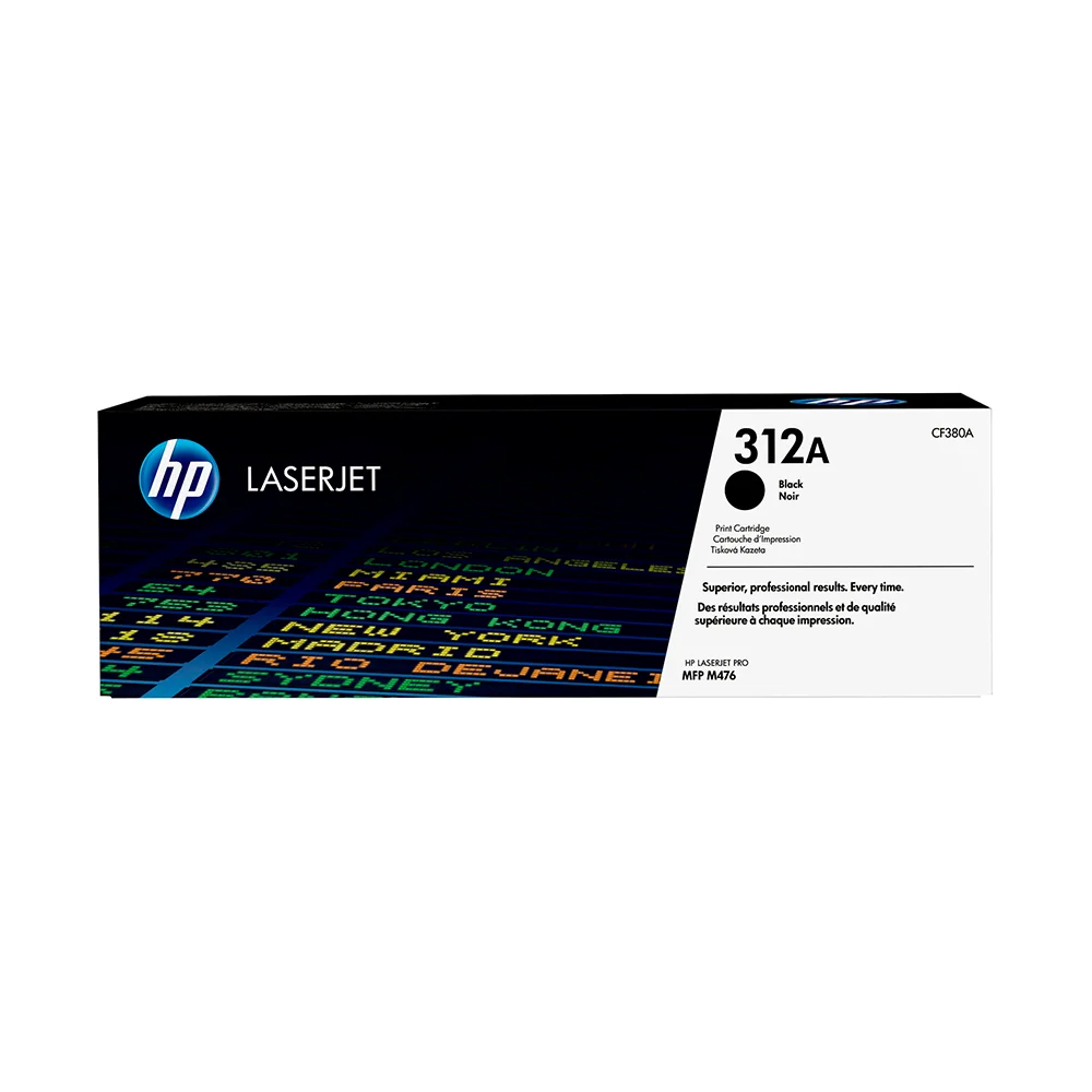 Tóner HP 312A Negro Original CF380A para HP LaserJet