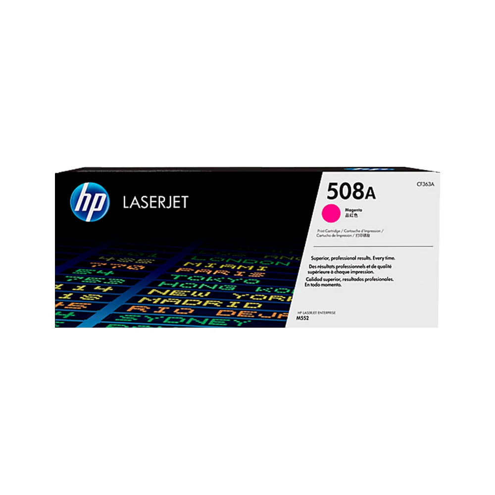 Tóner HP 508A Magenta Original CF363A para HP LaserJet