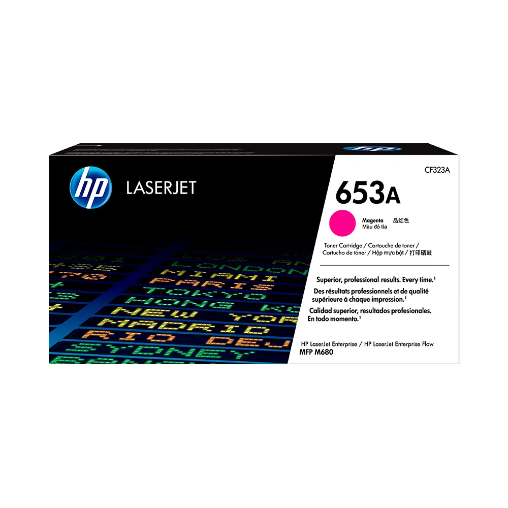 Tóner HP 653A Magenta Original CF323A para HP LaserJet