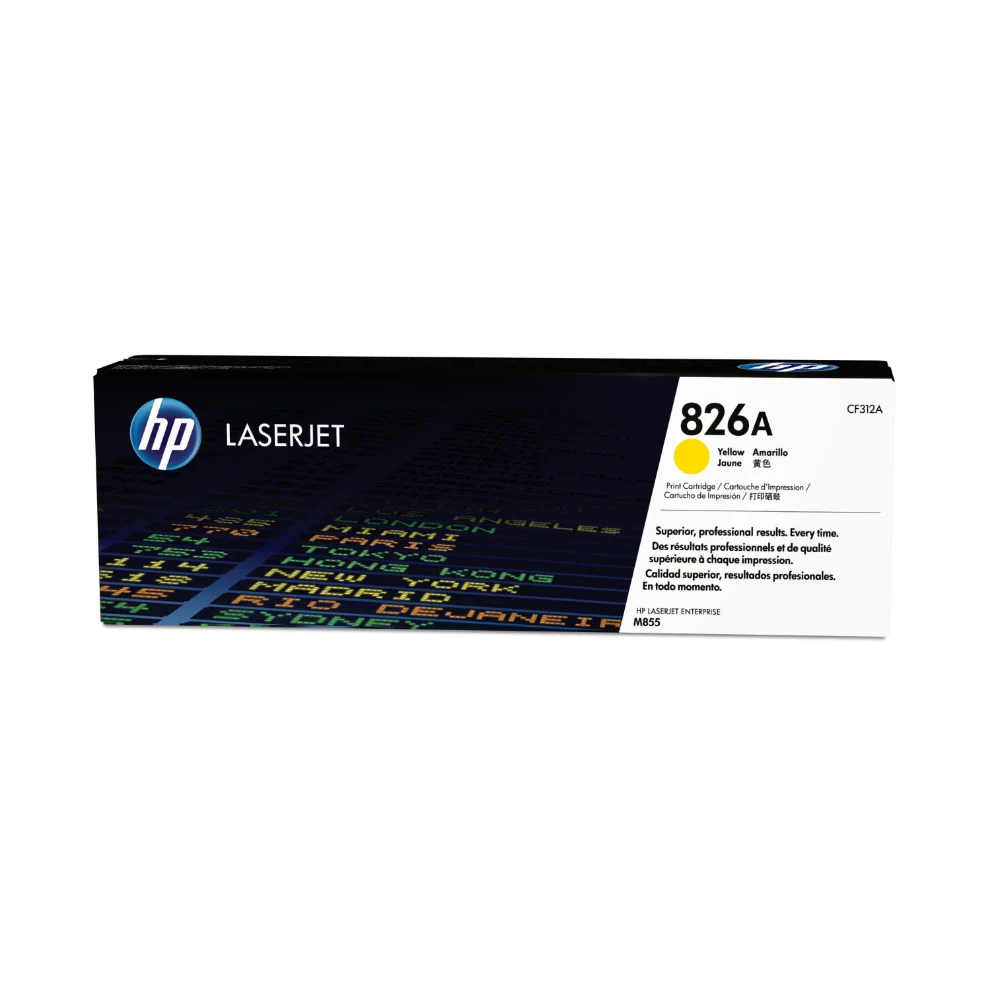 Tóner HP 826A Amarillo Original CF312A para HP LaserJet