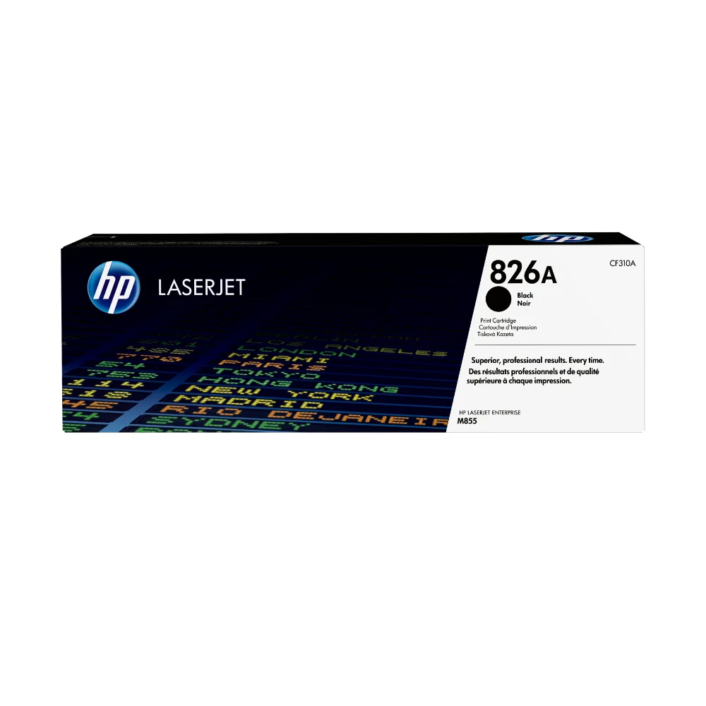 Tóner HP 826A Negro Original CF310A para HP LaserJet