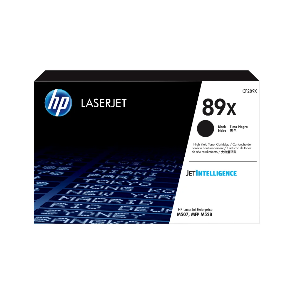 Tóner HP 89X Negro Original CF289X para HP LaserJet