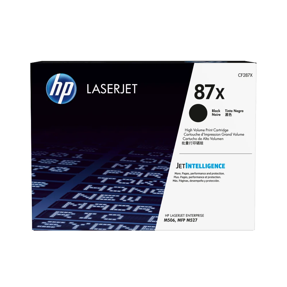 Tóner HP 87X Negro Original CF287X para HP LaserJet