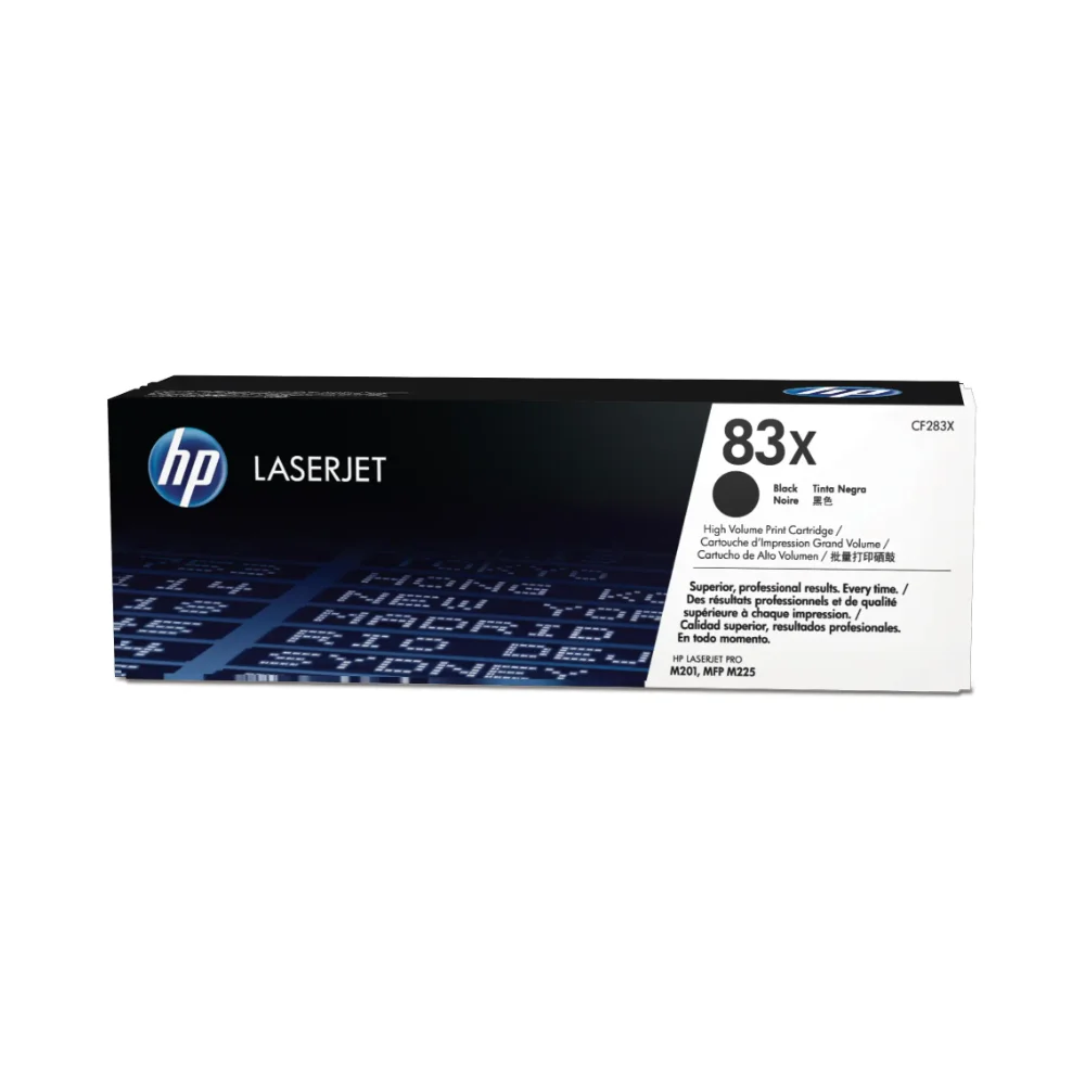 Tóner HP 83X Negro Original CF283X para HP LaserJet