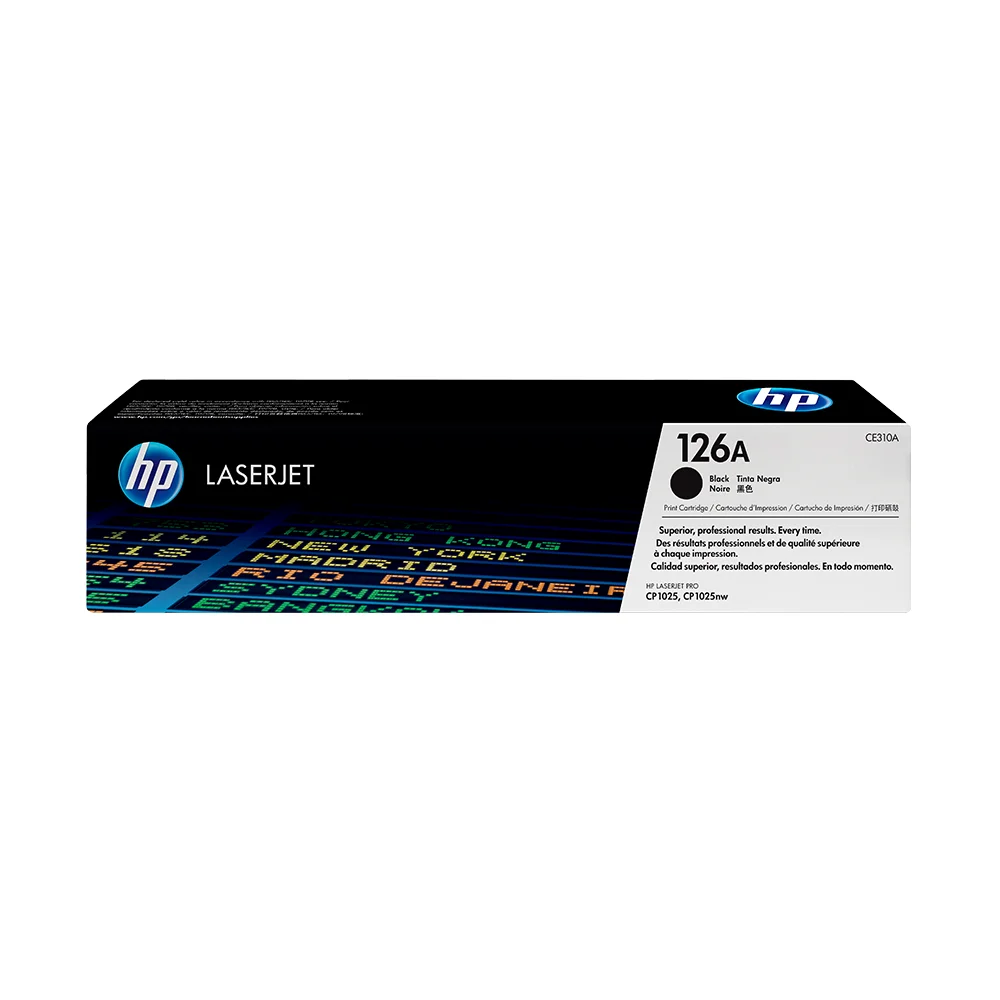 Tóner HP 126A Negro Original CE310A para HP LaserJet