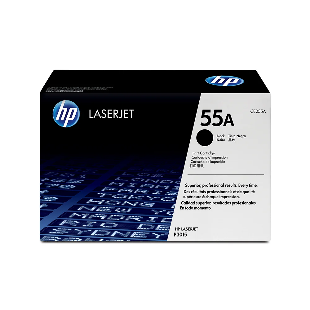 Tóner HP 55A Negro Original CE255A para HP LaserJet