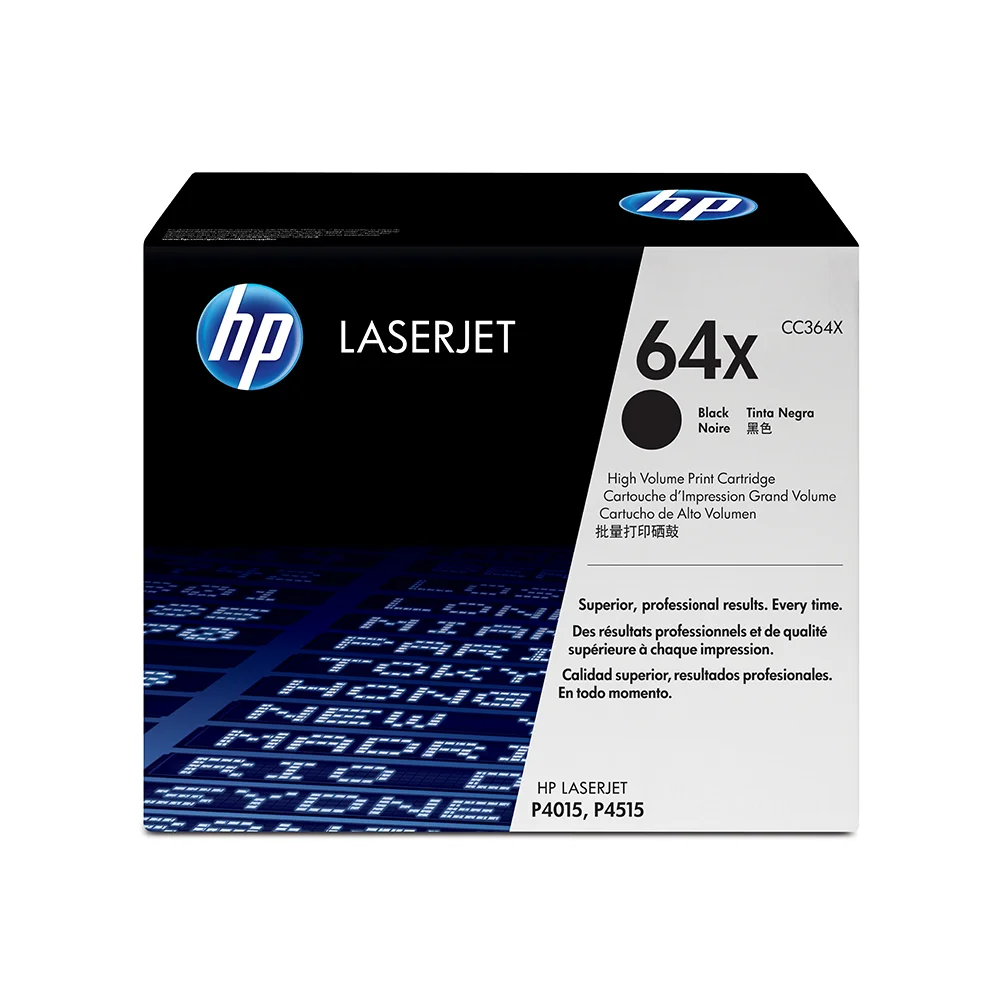 Tóner HP 64X Negro Original CC364X para HP LaserJet