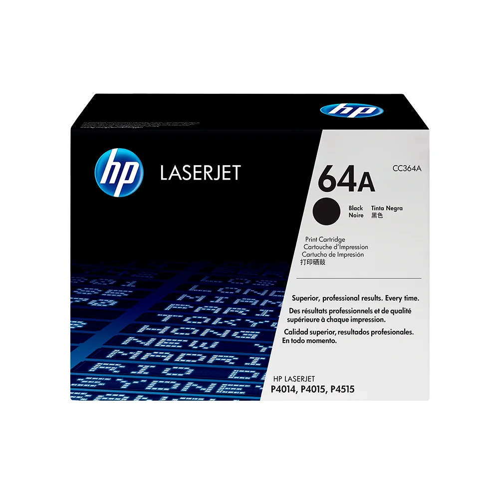 Tóner HP 64A Negro Original CC364A para HP LaserJet