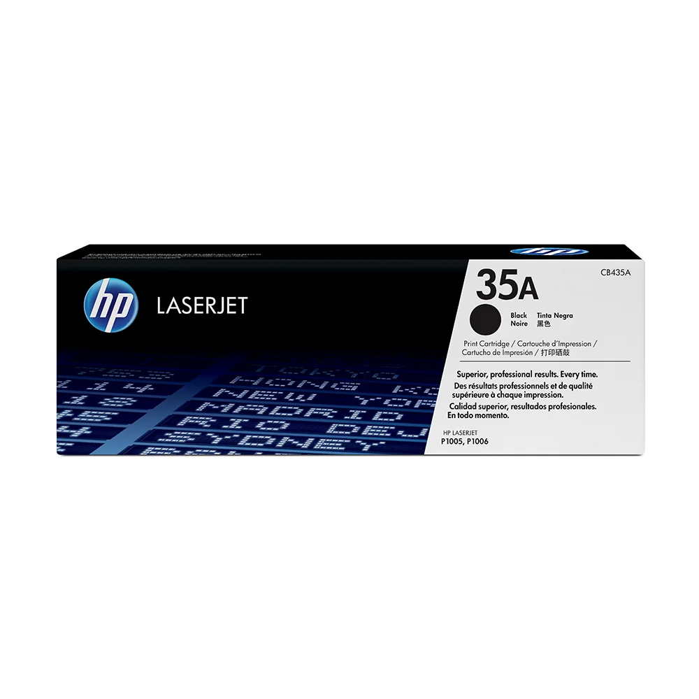 Tóner HP 35A Negro Original CB435A para HP LaserJet