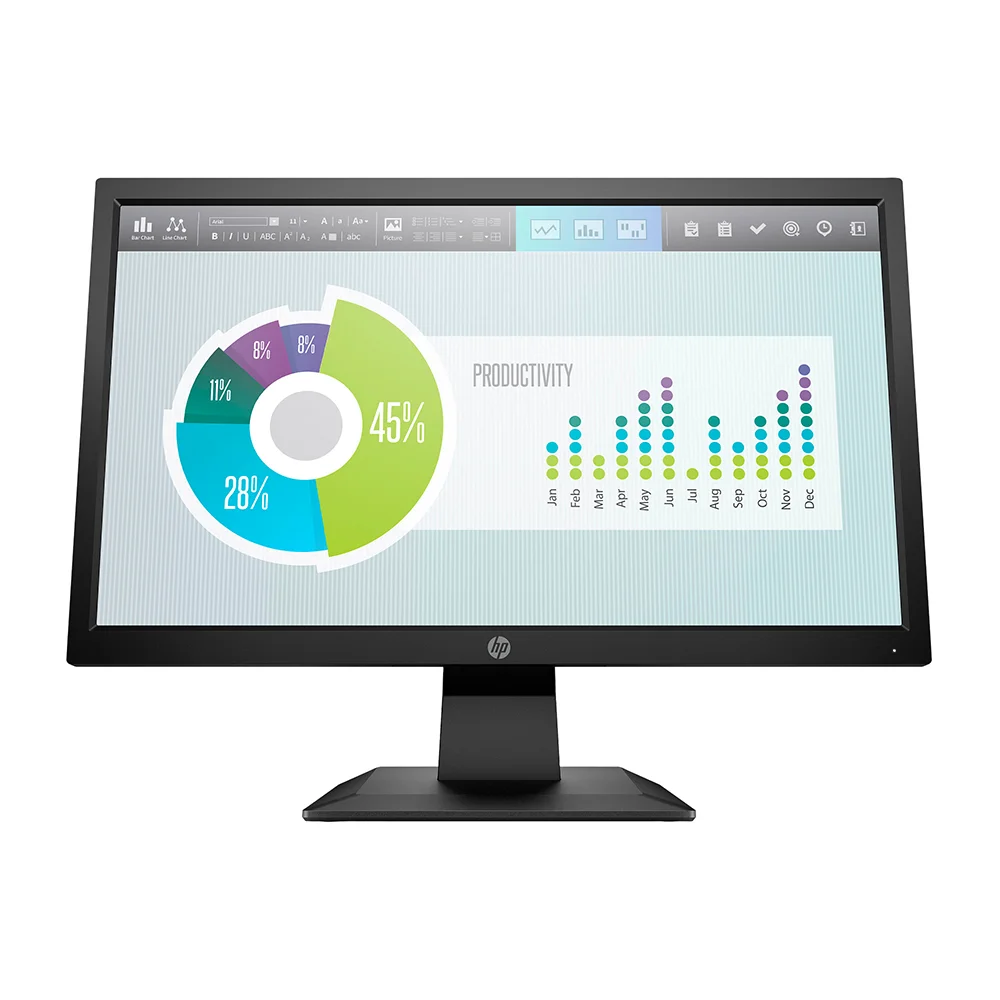 Monitor HP P204v (5RD66AA) | 19.5" HD+ (1600×900) TN | VGA + HDMI