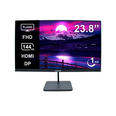Monitor Advance (ADV-2454S) | 23.8" FHD (1920×1080) IPS | 144Hz | 1ms | HDMI + DP + Audio Out