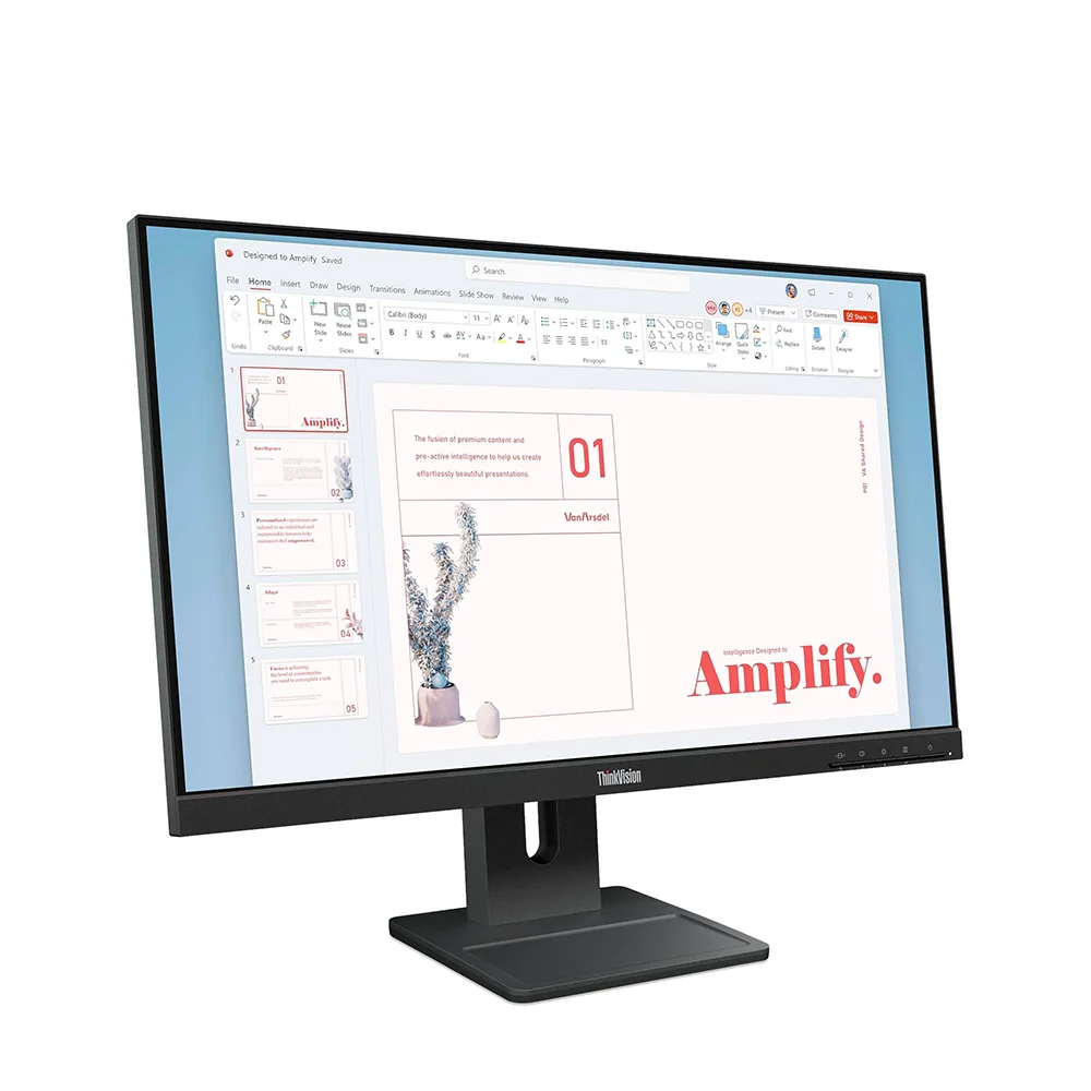 Monitor Lenovo ThinkVision E24-40 (64BAMAR1LA) | 23.8" FHD (1920×1080) IPS | 100 Hz | HDMI + DP