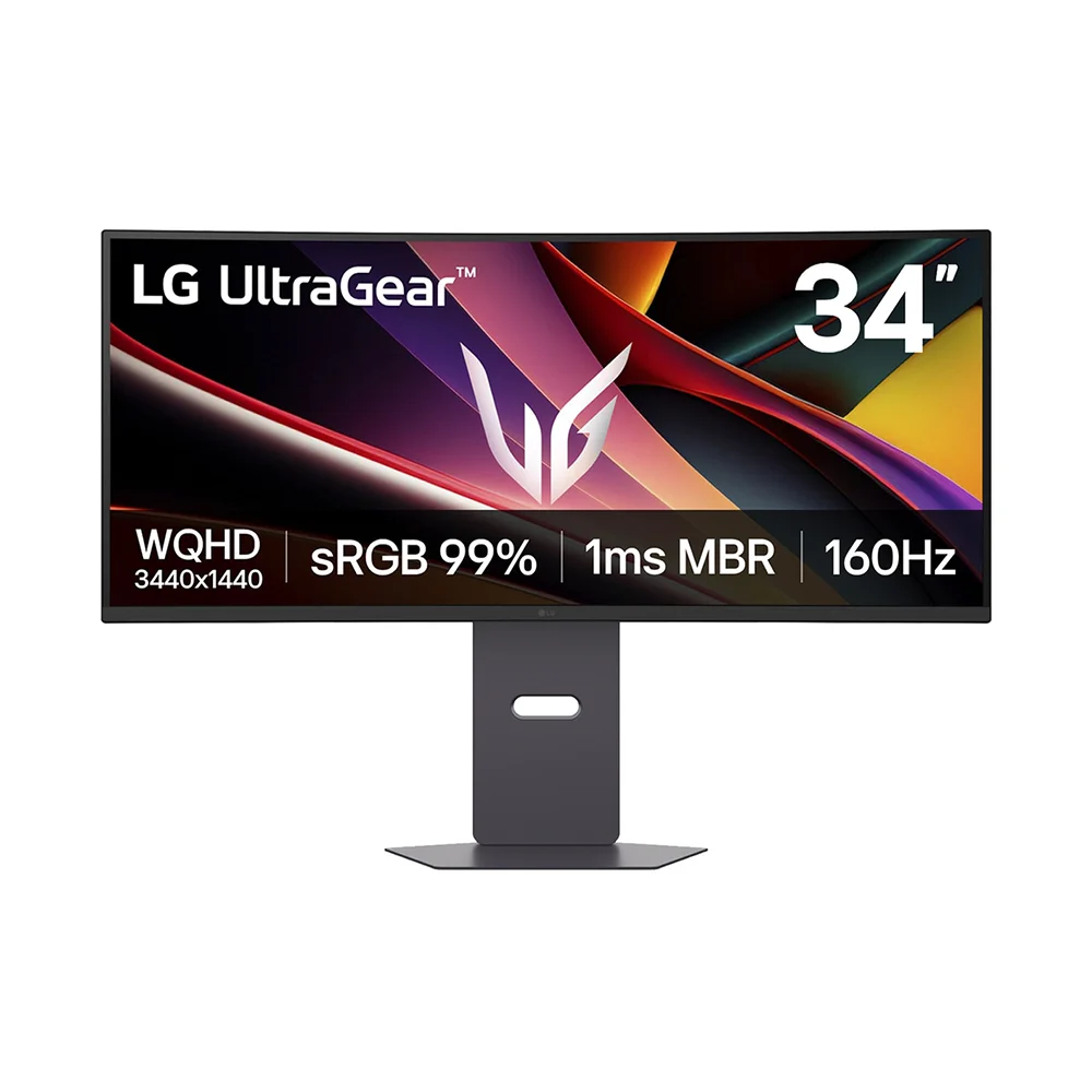 Monitor LG UltraGear (34G600A-B) | 34" WQHD (3440×1440) IPS UltraWide | 160 Hz | HDMI + DP