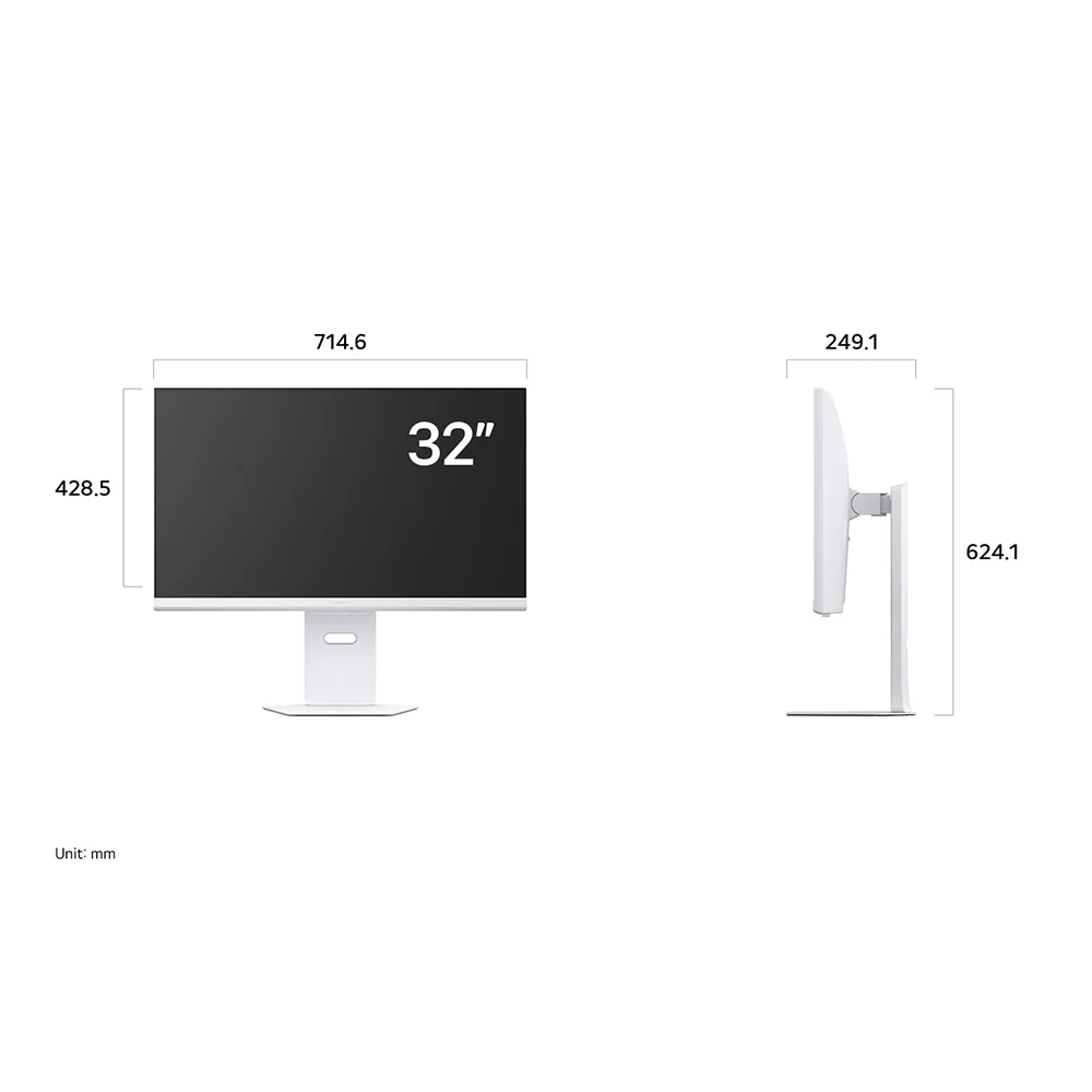 Monitor LG (32G810SA-W) | 32" 4K (3840×2160) IPS | 144 Hz | HDMI 2.1 + DP | Smart Gaming