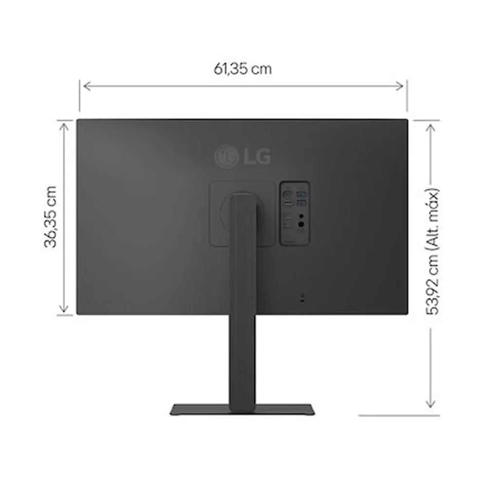Monitor LG (27U730A-B) | 27" 4K (3840×2160) IPS | USB-C 90 W + HDMI + DP