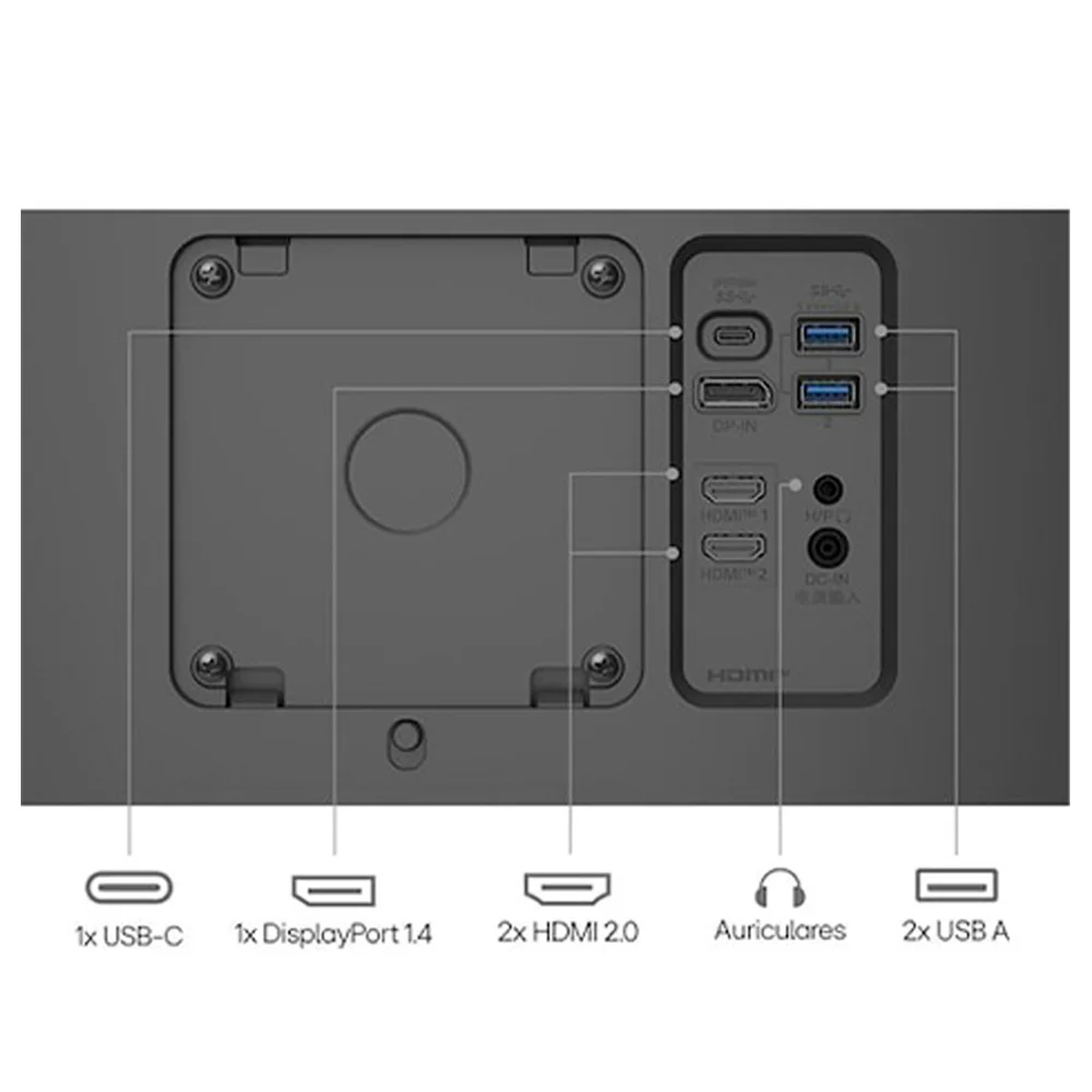 Monitor LG (27U730A-B) | 27" 4K (3840×2160) IPS | USB-C 90 W + HDMI + DP
