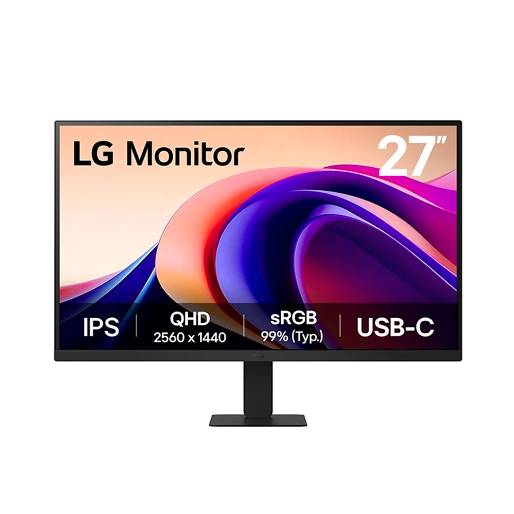 Monitor LG (27U631A-B) | 27" QHD (2560×1440) IPS | 100 Hz | USB-C + HDMI + DP