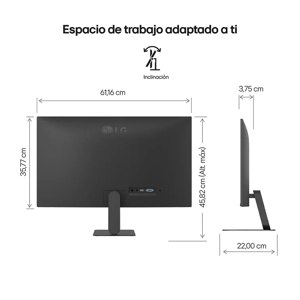 Monitor LG (27U411A-B) | 27" FHD (1920×1080) IPS | 120 Hz | HDMI + DP