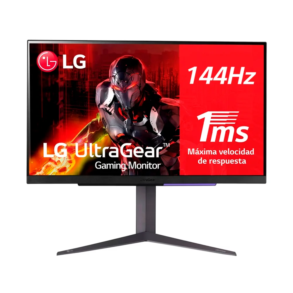 Monitor LG UltraGear (27GR93U-B) | 27" 4K (3840×2160) IPS | 144 Hz | HDMI 2.1 + DP