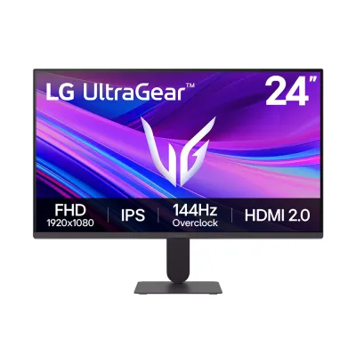 Monitor LG UltraGear (24G411A-B) | 24" FHD (1920×1080) IPS | 144 Hz OC | HDMI + DP