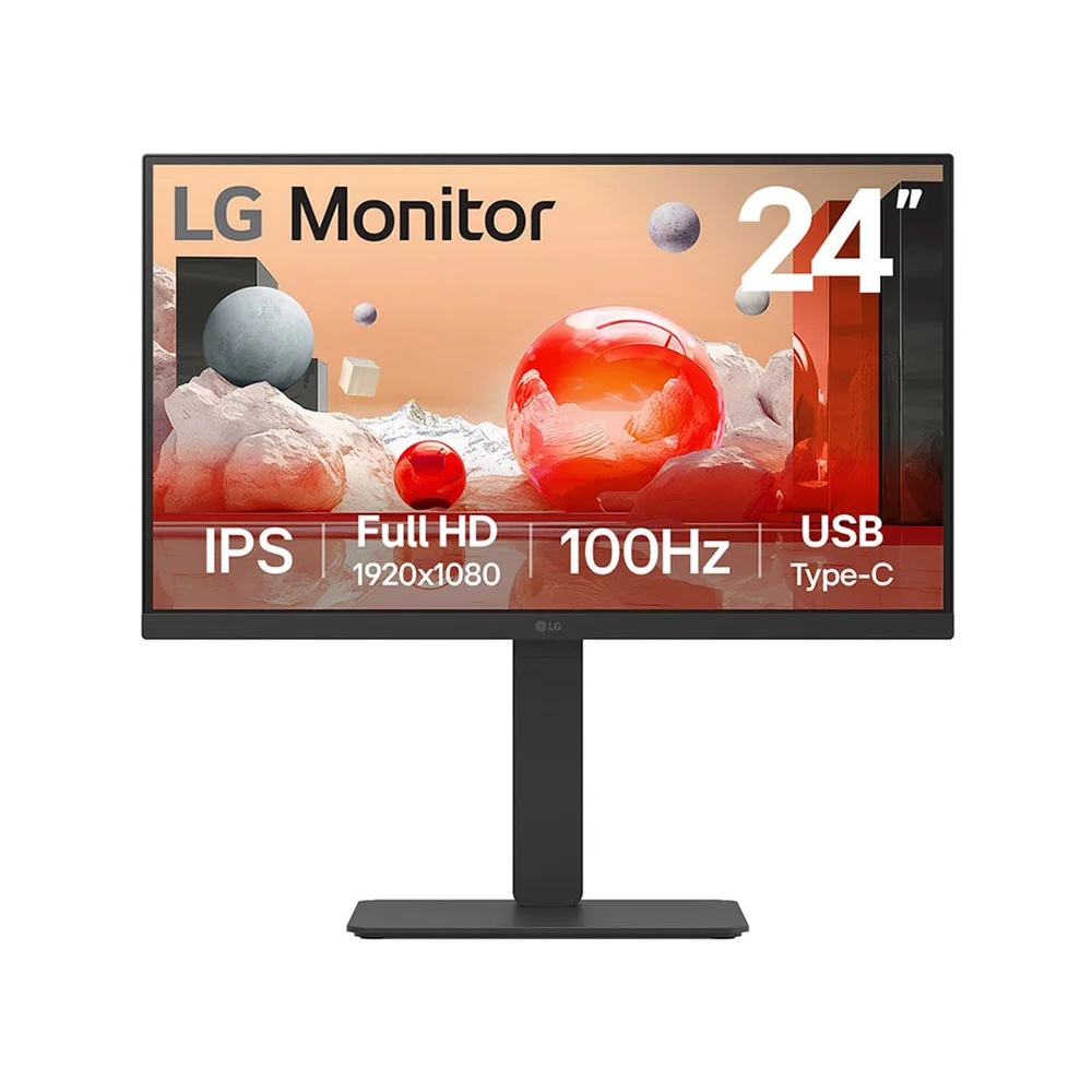 Monitor LG (24BR650B-C) | 23.8" FHD (1920×1080) IPS | 75 Hz | USB-C 65 W + HDMI + DP