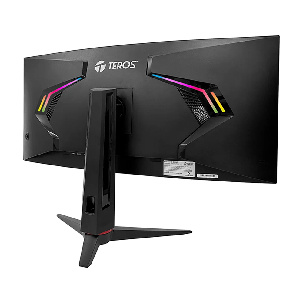 Monitor Teros (TE-3412G) | 34" UWQHD (3440×1440) VA Curvo | 180 Hz | HDMI + DP