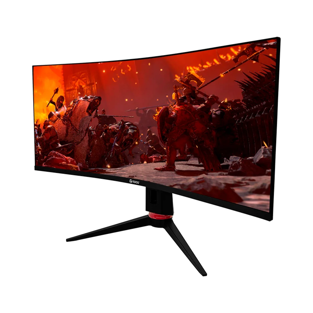 Monitor Teros (TE-3412G) | 34" UWQHD (3440×1440) VA Curvo | 180 Hz | HDMI + DP