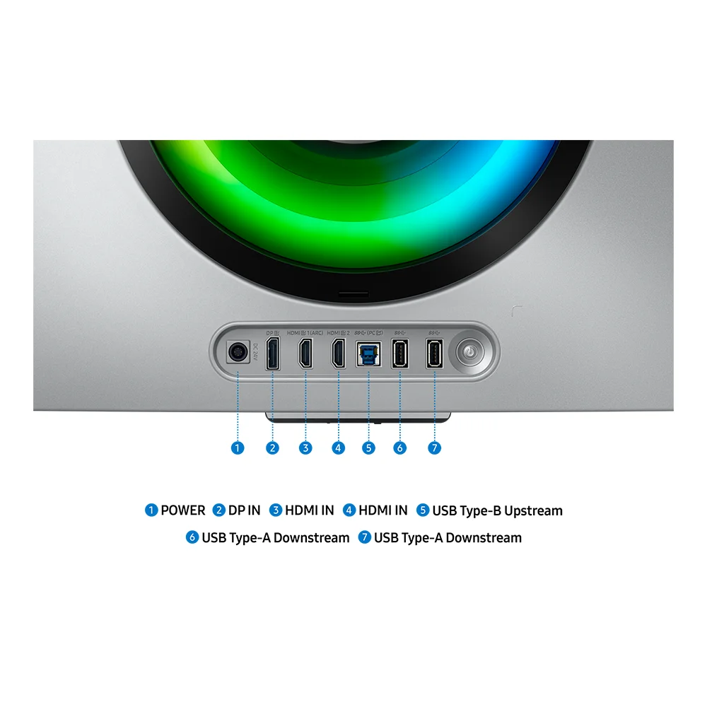 Monitor Samsung Odyssey OLED G8 (LS34DG850SLXPE) | 34" WQHD (3440×1440) QD-OLED | 175 Hz | HDMI 2.1 + DP