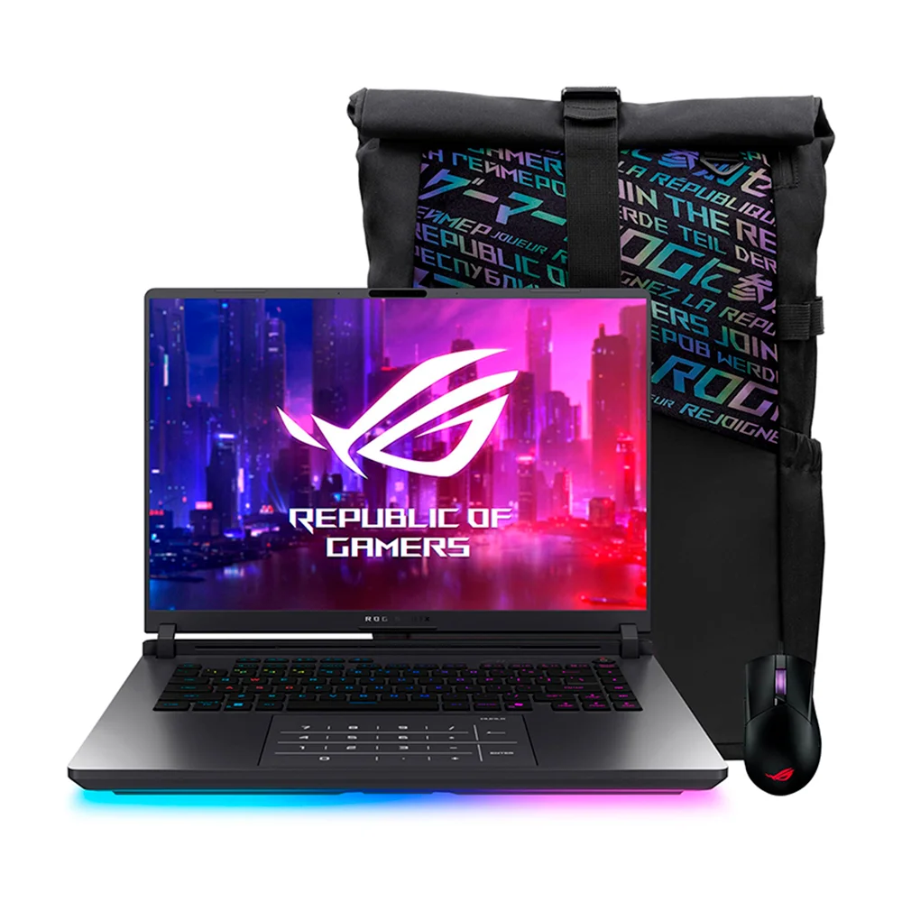 Laptop ASUS ROG Strix G16 16" WUXGA IPS, Intel Core Ultra 9 275HX, 16GB DDR5, 1TB SSD, NVIDIA GeForce RTX 5060 8GB, Win 11 - G615LM-RV015W