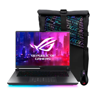 Laptop ASUS ROG Strix G16 (G615LM-RV015W) | Core Ultra 9 275HX | 16GB DDR5 | 1TB SSD | RTX 5060 8GB | 16″ WUXGA