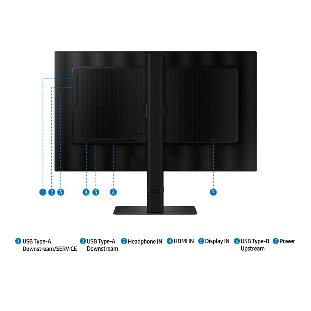 Monitor Samsung ViewFinity S6 (LS24D600EALXPE) | 24" QHD (2560×1440) IPS | 100 Hz | HDMI + DP