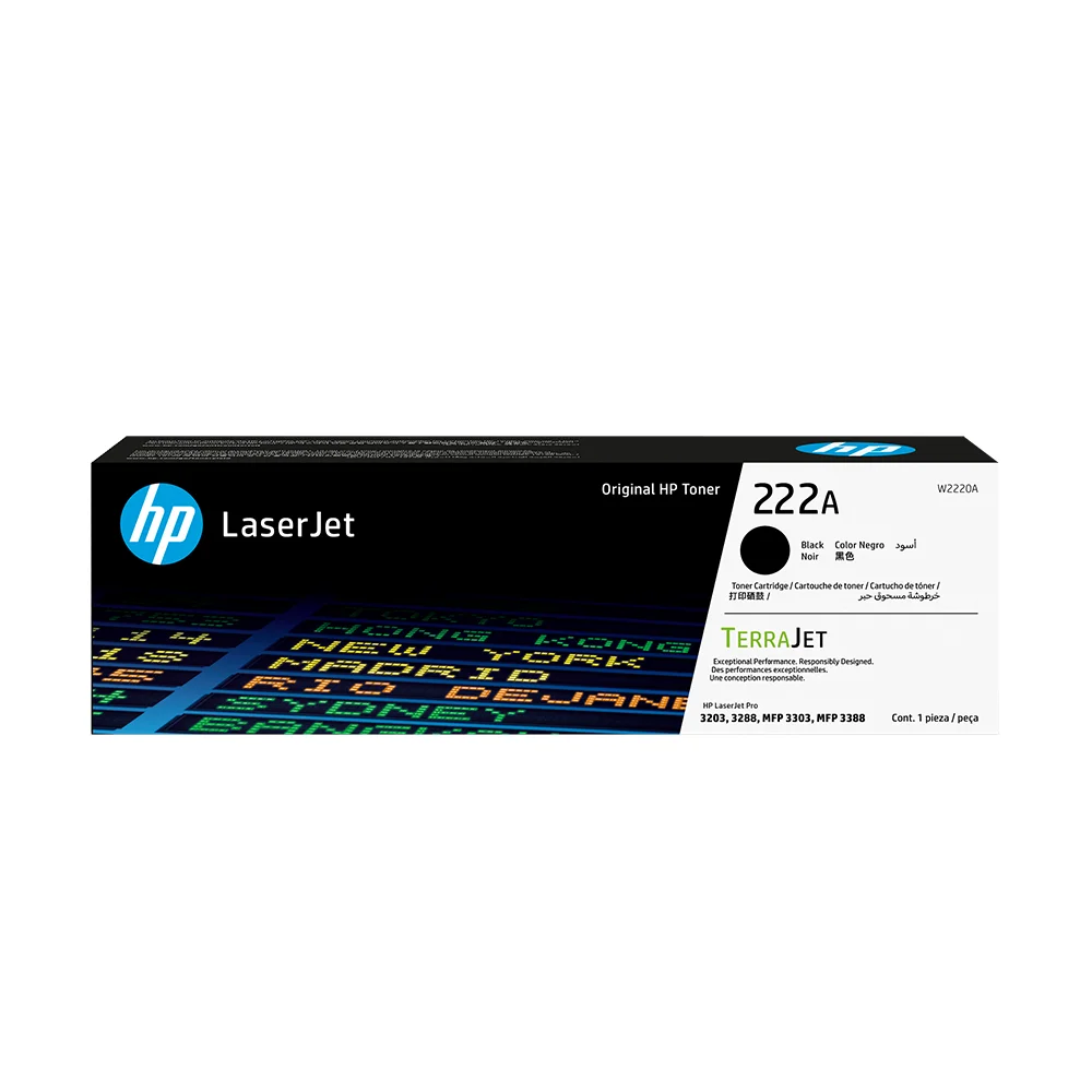 Cartucho de tóner original HP LaserJet 222A negro (W2220A)