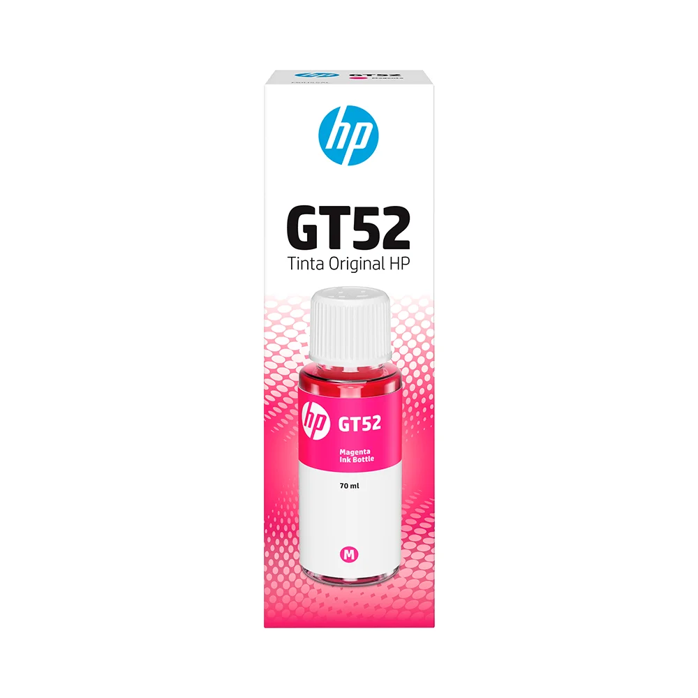 Botella de tinta original HP GT52 magenta de 70 ml (M0H55AL)
