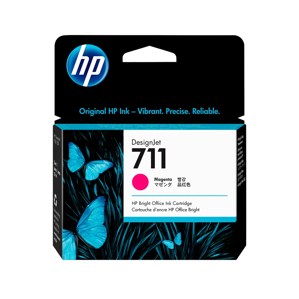 Cartucho de tinta HP DesignJet 711 magenta de 29 ml (CZ131A)