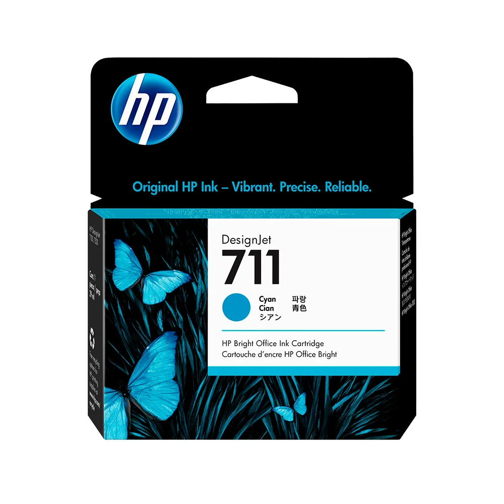 Cartucho de tinta HP DesignJet 711 cian de 29 ml (CZ130A)