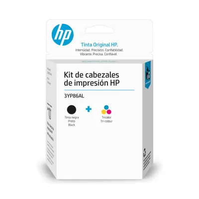 Kit de cabezales de impresión HP GT negro, tricolor (3YP86AL)