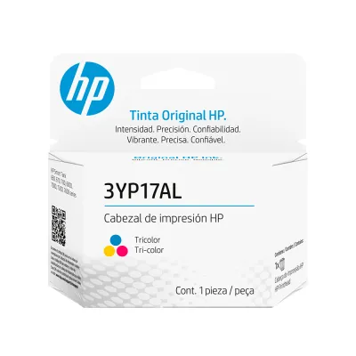 Cabezal de impresión HP Inktank cian, magenta, amarillo (3YP17AL)