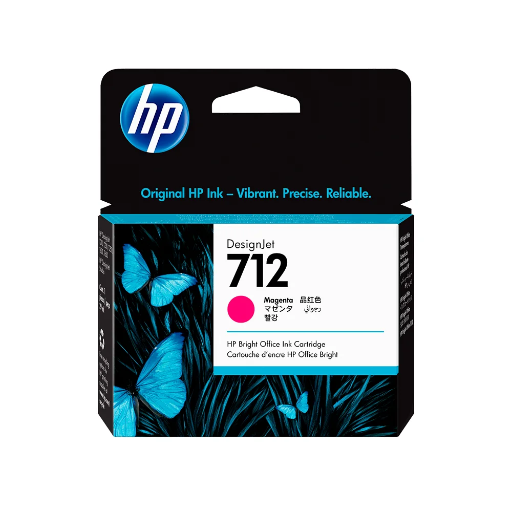 Cartucho de tinta HP DesignJet 712 magenta de 29 ml (3ED68A)