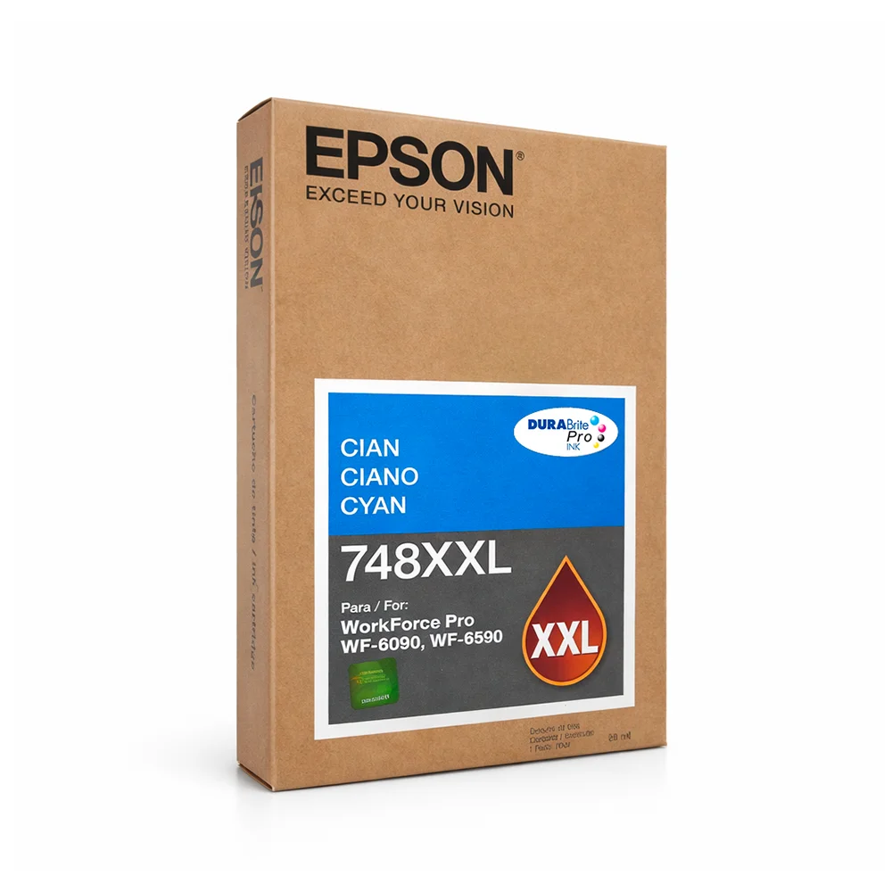 Cartucho de tinta Epson T748XXL Cian (T748XXL220-AL)
