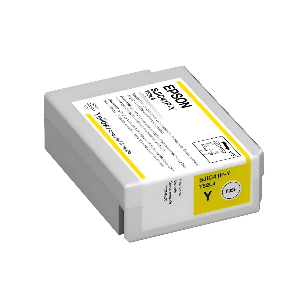 Cartucho de tinta Epson SJIC41P-Y Amarillo CW-C4000 (C13T52L420)