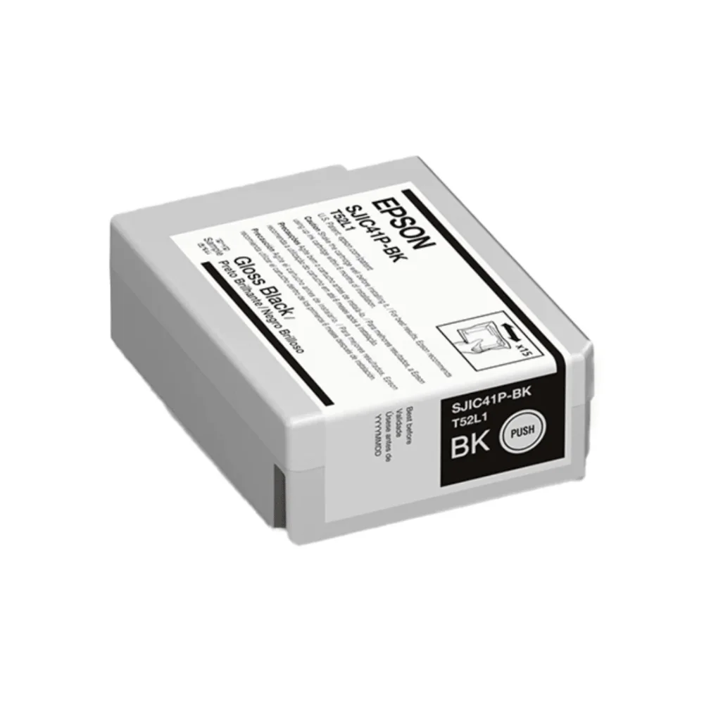 Cartucho de tinta Epson SJIC41P-MK Negro Mate CW-C4000 (C13T52L520)
