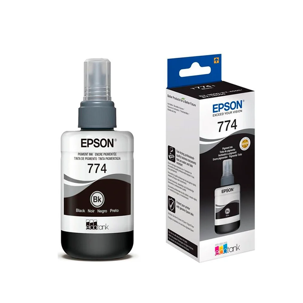 Botella de tinta Epson T774 Negro (T774120-AL)