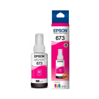 Botella de tinta Epson T673 Magenta EcoTank L800 (T673320-AL)