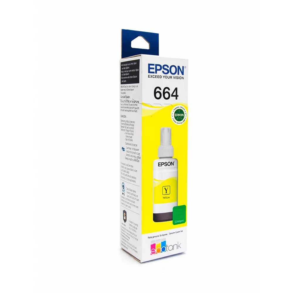 Botella de tinta Epson T664 Amarillo (T664420-AL)