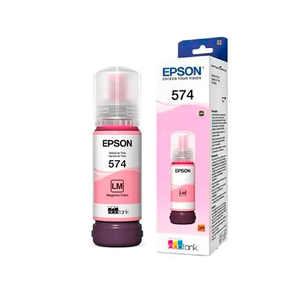 Botella de tinta Epson T574 Magenta Claro EcoTank L8050 (T574620-AL)