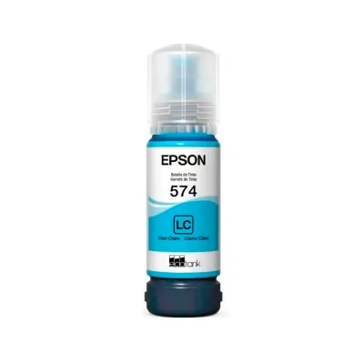 Botella de tinta Epson T574 Cian Claro EcoTank L8050 (T574520-AL)