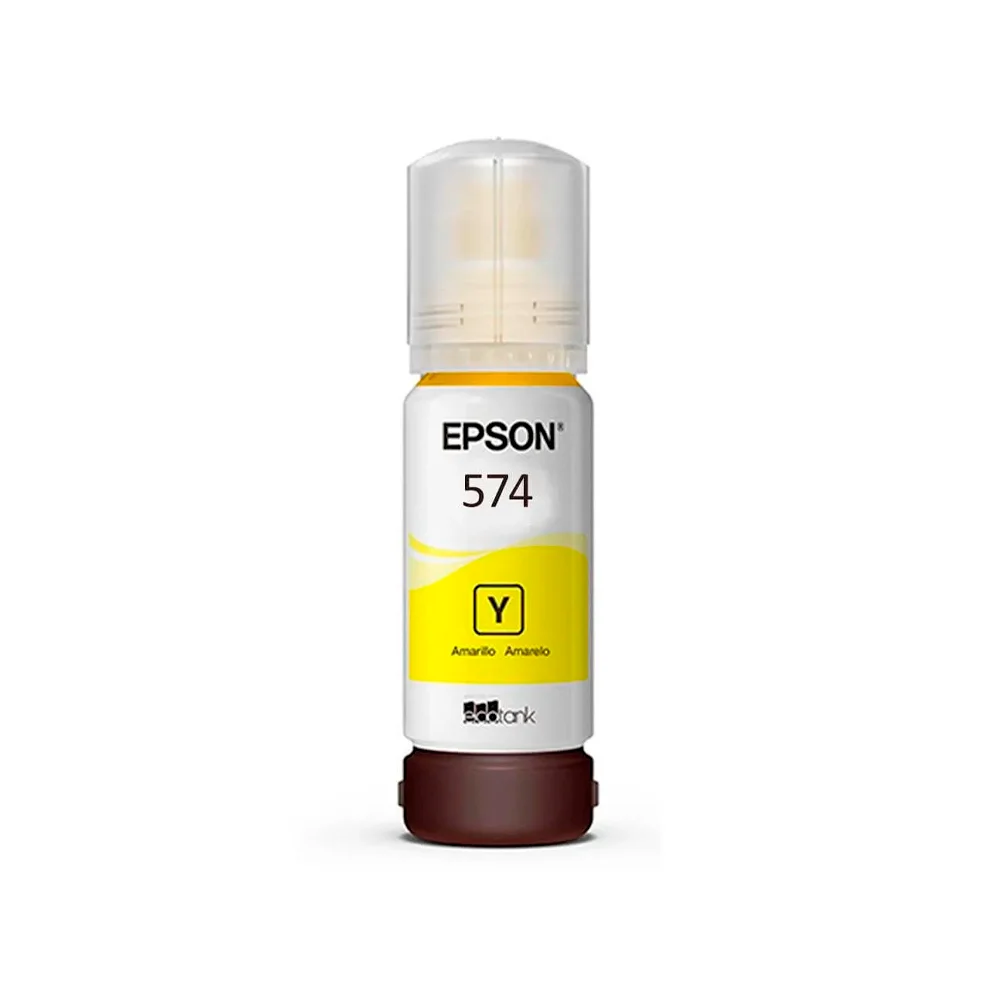 Botella de tinta Epson T574 Amarillo EcoTank L8050 (T574420-AL)