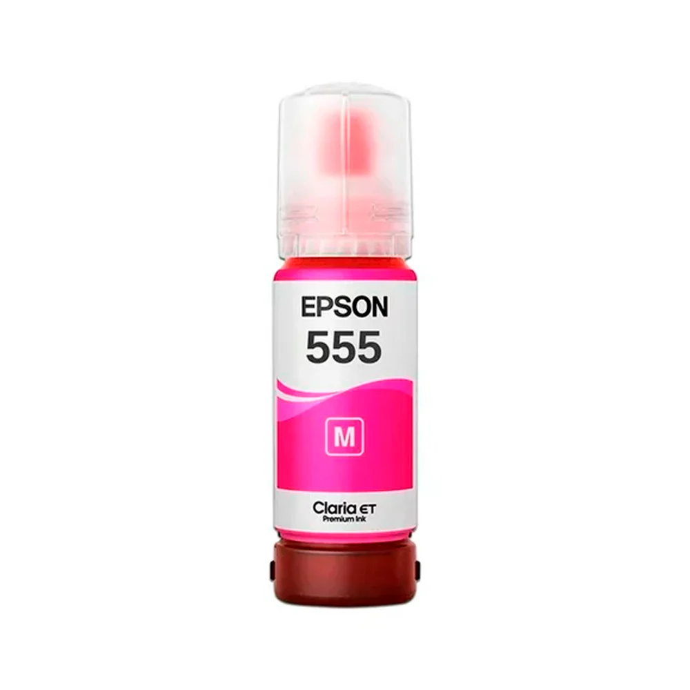 Botella de tinta Epson T555 Magenta EcoTank L8160 (T555320-AL)