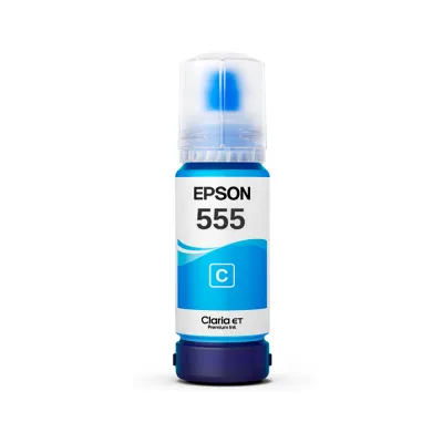 Botella de tinta Epson T555 Cian EcoTank L8160 (T555220-AL)